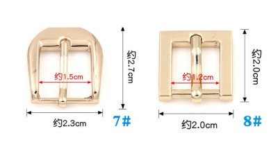 ZJ  金屬箱包扣  腰帶扣  多功能大衣扣 細節-4